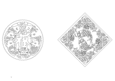 線切割2D-福魚,線切割圖紙免費(fèi)下載
